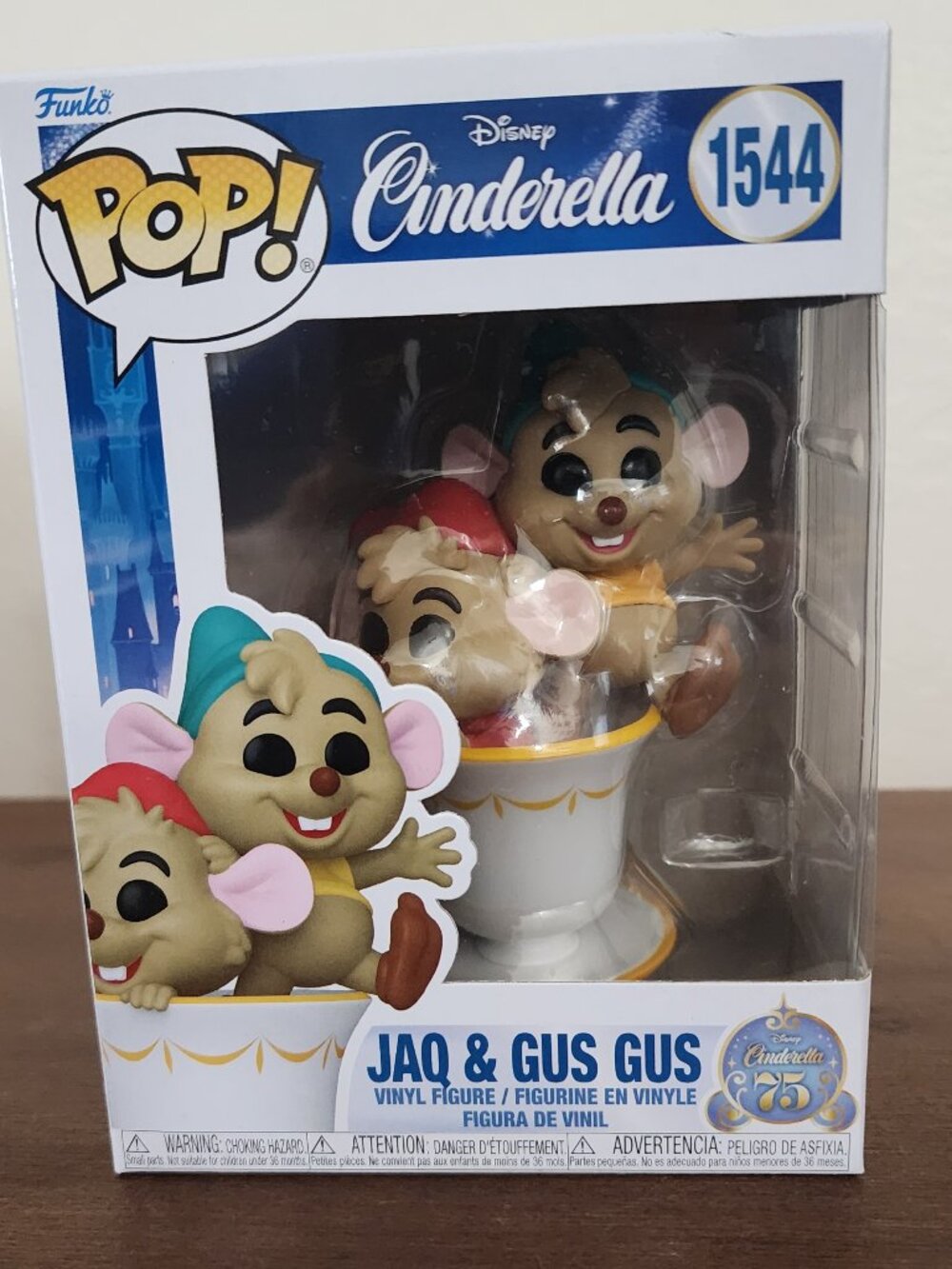 Funko Pop Disney Cinderella 75th Anniversary  Jaq & Gus Gus  # 1544